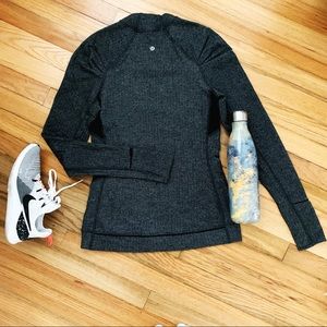 Black/Grey Herringbone lululemon Pullover